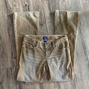 Abercrombie & Fitch Y2K Vintage Brown Corduroy Flare Leg Pants